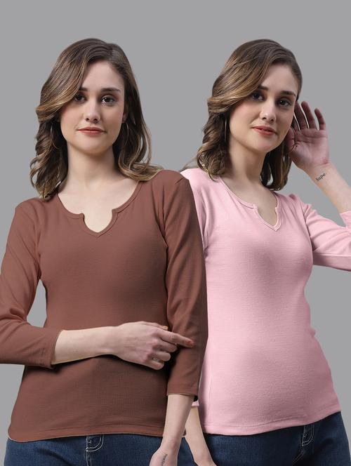 women's tops combo - 20272853 - Very Small Image - 1