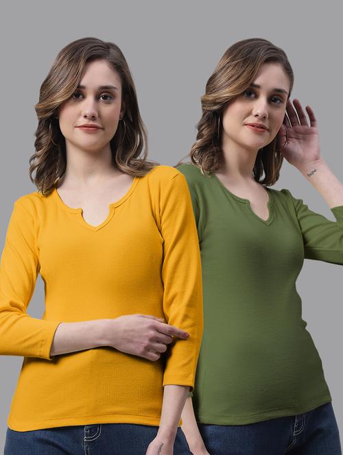 women's tops combo - 20272862 - Very Small Image - 1