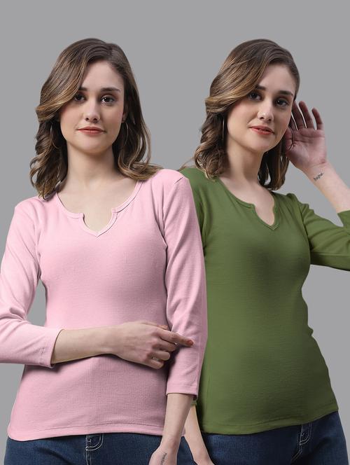 women's tops combo - 20272864 - Very Small Image - 1
