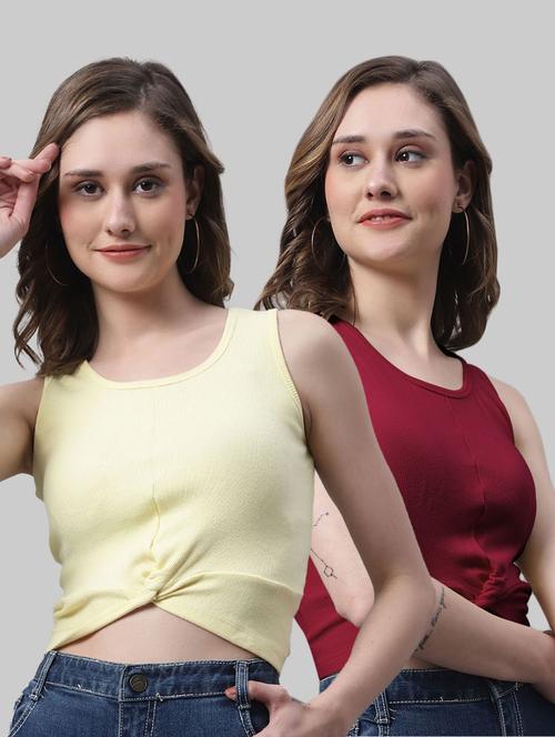 women's tops combo - 20272893 - Very Small Image - 1