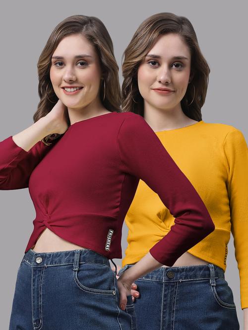 women's tops combo - 20273016 - Very Small Image - 1