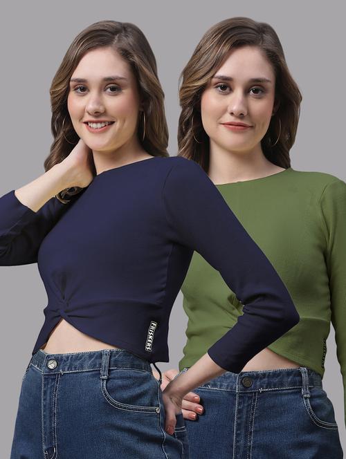 women's tops combo - 20273032 - Very Small Image - 1