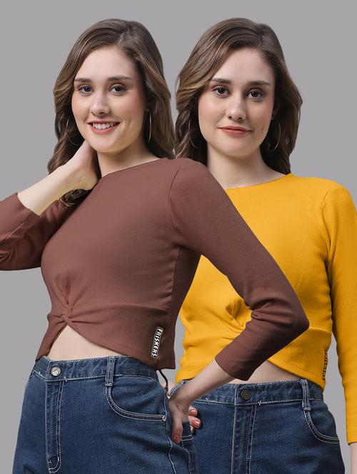 women's tops combo - 20273034 - Very Small Image - 1