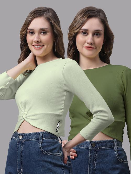 women's tops combo - 20273047 - Very Small Image - 1