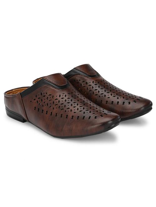 brown slip on mules - 20278310 - Very Small Image - 1