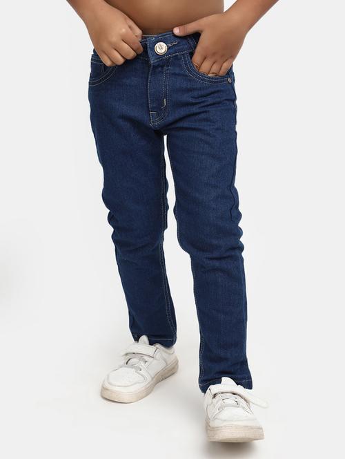 boy's plain slim fit jeans - 20281137 - Very Small Image - 1