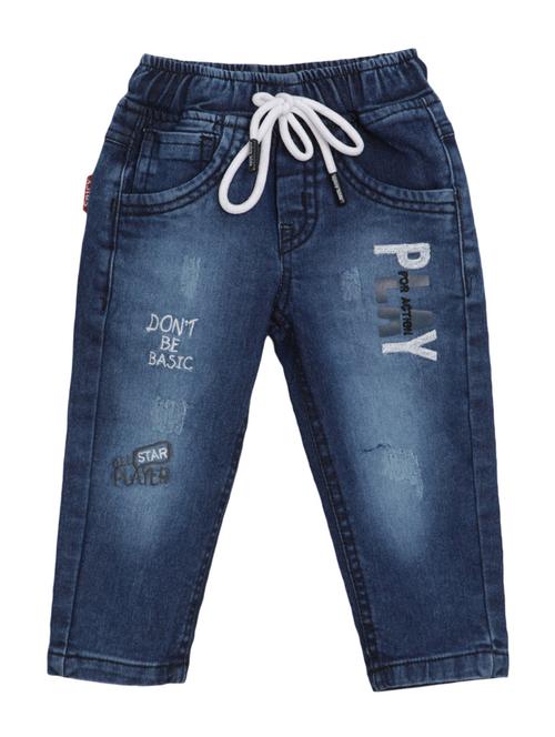 boy's printed slim fit jeans - 20281184 - Very Small Image - 1
