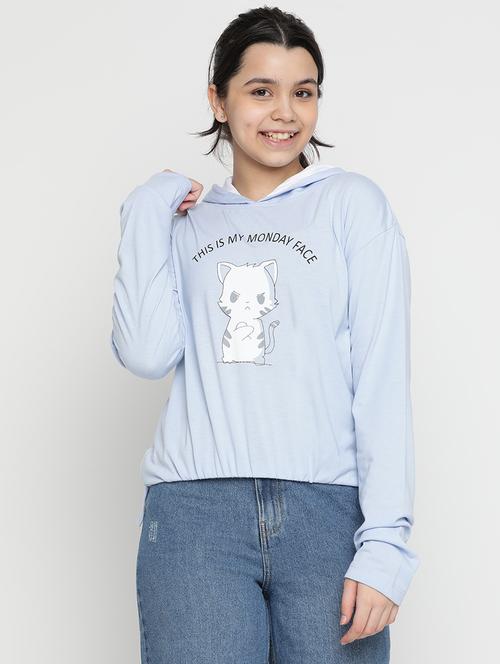 girls hooded top - 20283087 - Very Small Image - 1