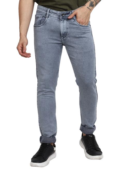 mens slim fit plain jeans - 20284066 - Very Small Image - 1