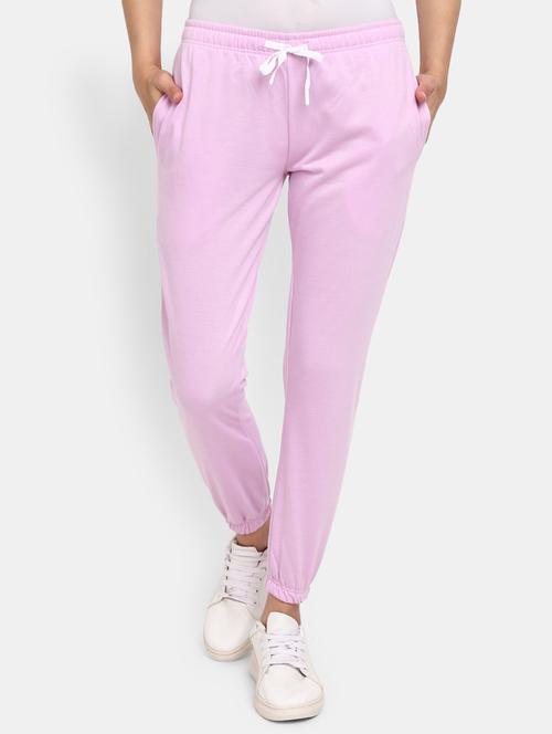 pink cotton solid jogger - 20284327 - Very Small Image - 1