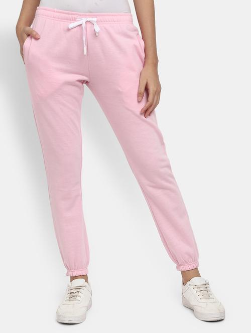 women solid mid rise track pants - 20284337 - Very Small Image - 1