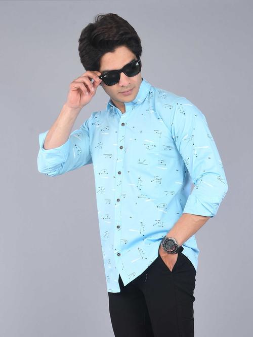 mens graphic casual shirt - 20287726 - Very Small Image - 1