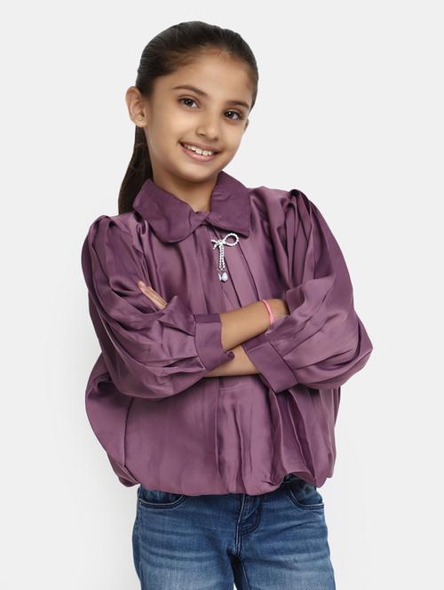 girls collared top - 20288472 - Very Small Image - 1