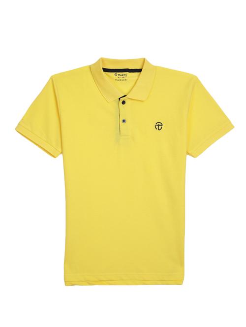 Boys Polo Neck Solid T-shirt - 20289144 - Very Small Image - 1