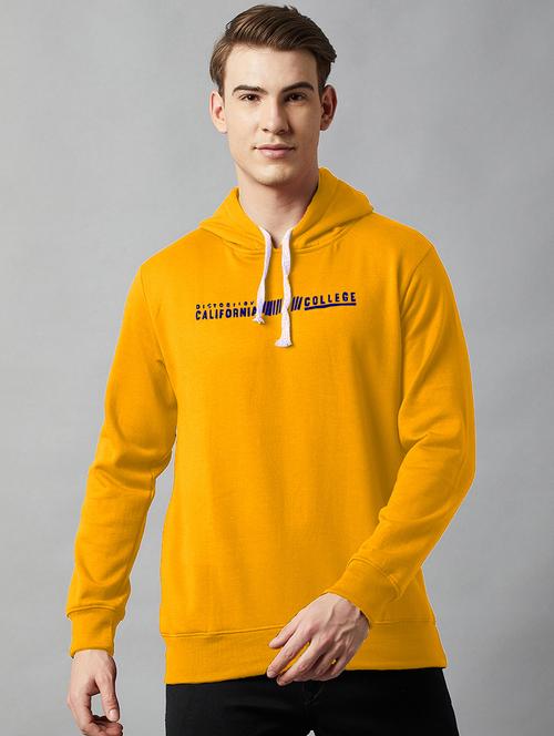 yellow typography regular sweatshirt - 20289210 - Very Small Image - 1