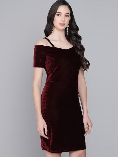 women's bodycon solid dress - 20290095 - Very Small Image - 1