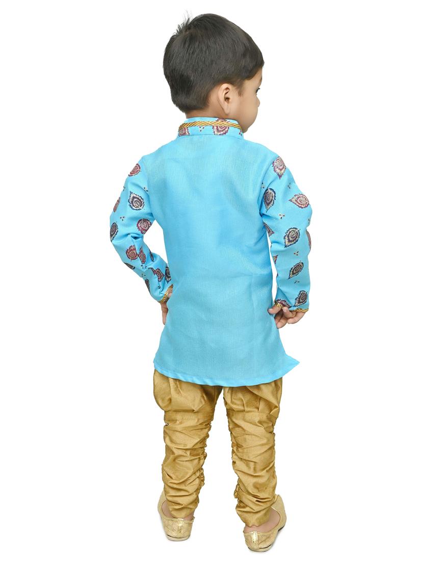 boys long sleeve sherwani set - 20291616 - Zoom Image - 2