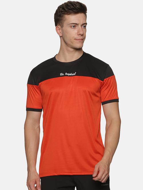 crew neck color block t-shirt - 20292008 - Very Small Image - 1