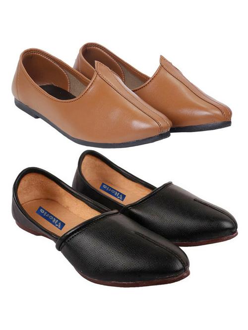 men pack of 2 slip on jutis - 20294363 - Very Small Image - 1