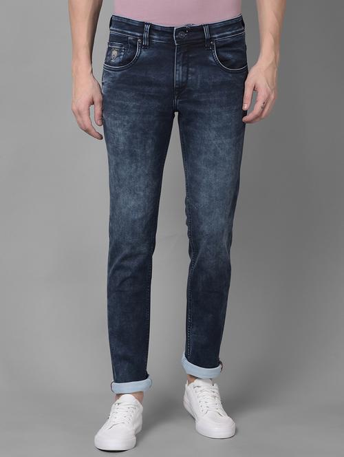 mens slim fit plain jeans - 20295430 - Very Small Image - 1