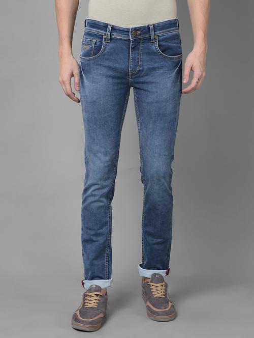 mens slim fit plain jeans - 20295431 - Very Small Image - 1