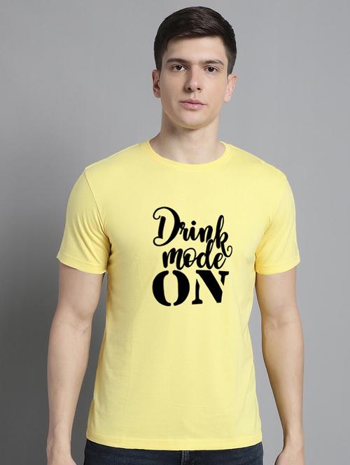 men front print short sleeve t-shirt - 20295684 - Very Small Image - 1