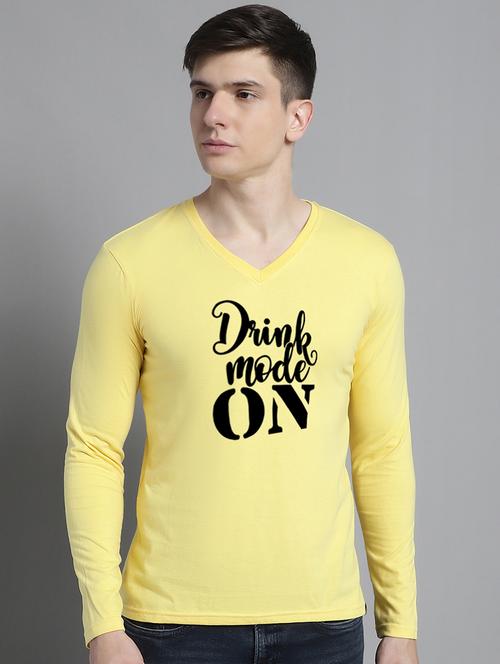 lemon sherbet cotton front print tshirt - 20299039 - Very Small Image - 1