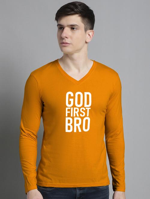 men chest print long sleeve t-shirt - 20299074 - Very Small Image - 1