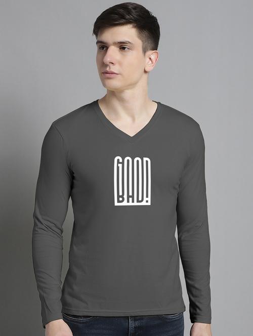 steel cotton chest print tshirt - 20299157 - Very Small Image - 1