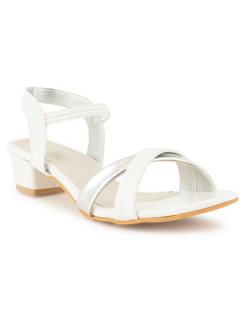 white back strap block heel sandal - 20299166 - Very Small Image - 1