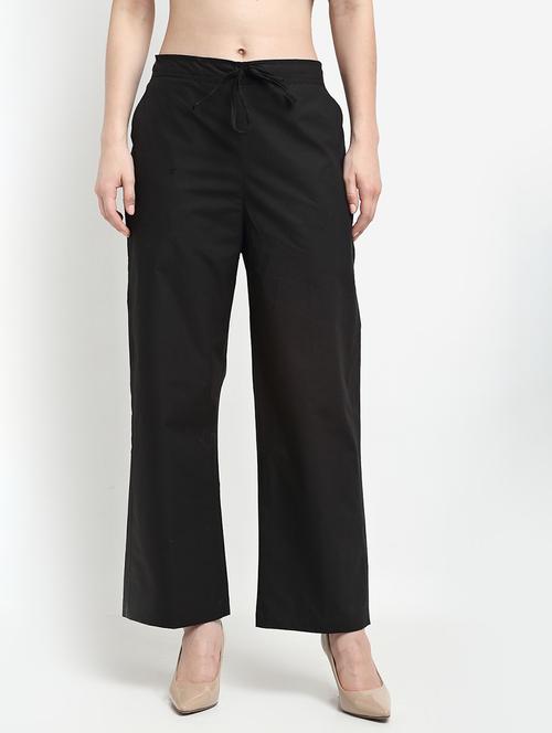 women solid wide leg trouser - 20305197 - Very Small Image - 1