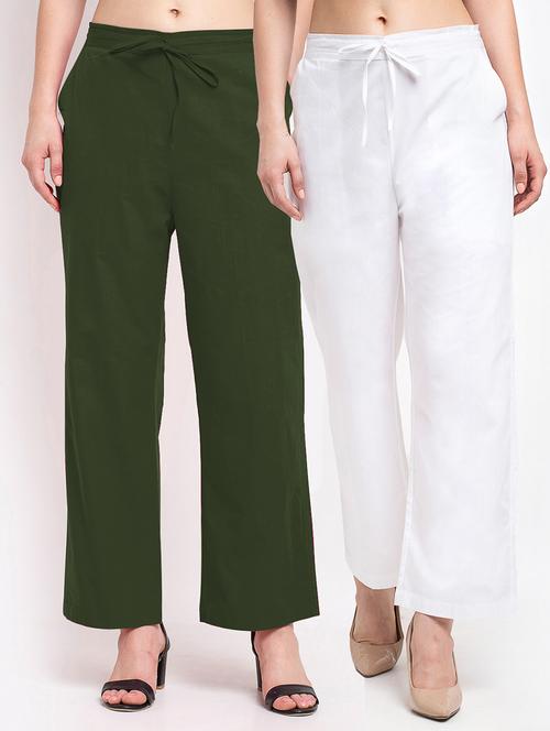 pack of 2 wide leg trousers - 20305226 - Very Small Image - 1