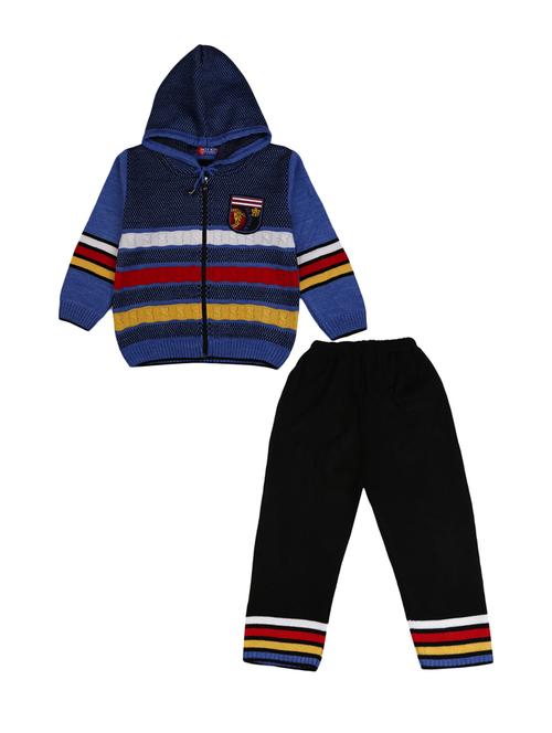 boys self designed sweater and pajama set - 20308685 - Very Small Image - 1