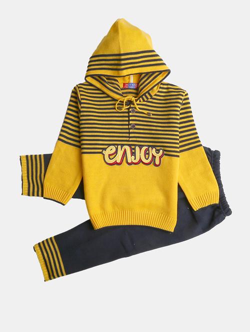 yellow self design full length sets - 20308805 - Very Small Image - 1