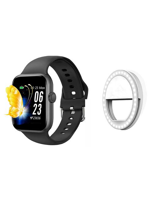 bingo touchscreen calling smart watch with mini selfie ring light - 20308847 - Very Small Image - 1