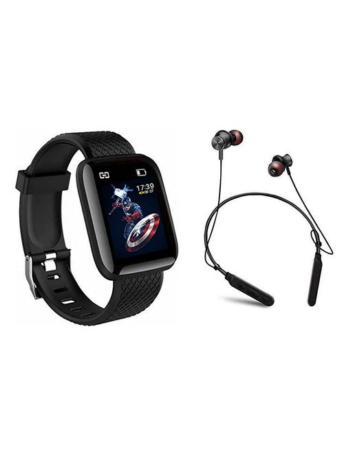bingo bluetooth wireless fitness smartwatch & bluetooth neckband - 20308865 - Very Small Image - 1