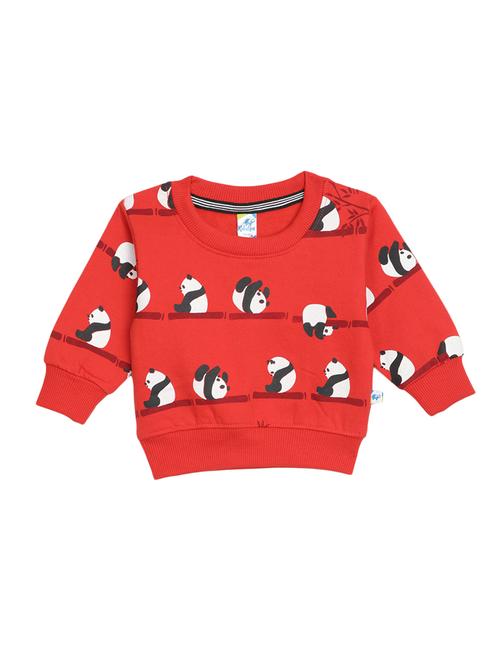 red quirky long sleeve sweatshirt - 20309688 - Very Small Image - 1