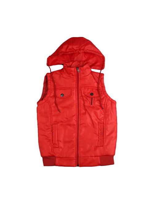 red cotton quilted jacket - 20310304 - Very Small Image - 1