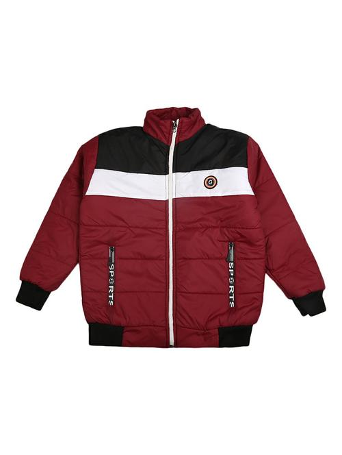 boys long sleeved color block quilted jackets  - 20310312 - Very Small Image - 1