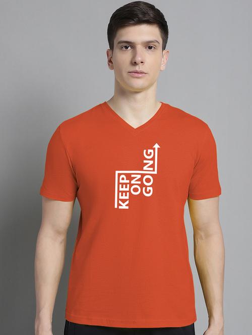 men chest print short sleeve t-shirt - 20312228 - Very Small Image - 1