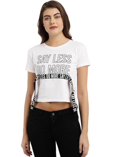 white cotton boxy t-shirt - 20317812 - Very Small Image - 1