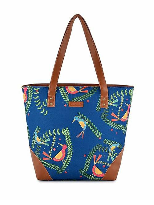 blue canvas hobo handbag - 20322529 - Very Small Image - 1