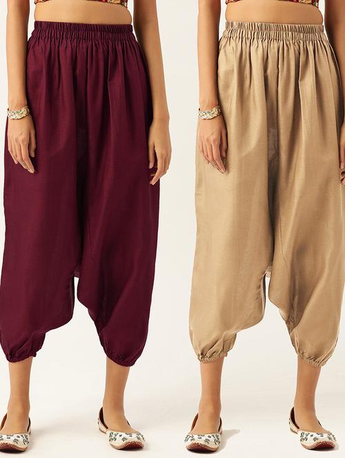 pack of 2 multi colored harem pant  - 20331366 - Very Small Image - 1