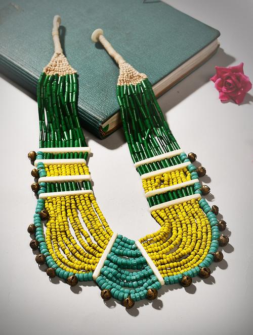 multi colored metal long necklace - 20331783 - Very Small Image - 1