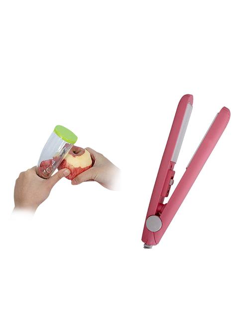 clearex kitchen smart multifunctional vegetable/fruit peeler with mini hair straightener - 20333486 - Very Small Image - 1