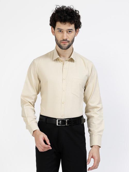 mens solids formal shirt - 20342335 - Very Small Image - 1