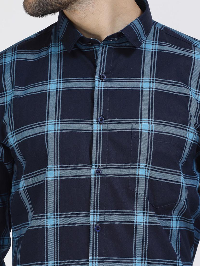 mens checks casual shirt - 20342355 - Zoom Image - 5