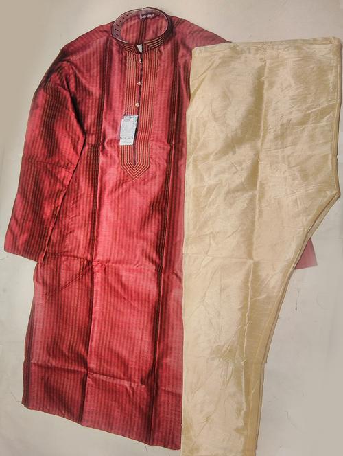 assorted cotton blend kurta pyjama ethnic wear set - 20343282 - Very Small Image - 1
