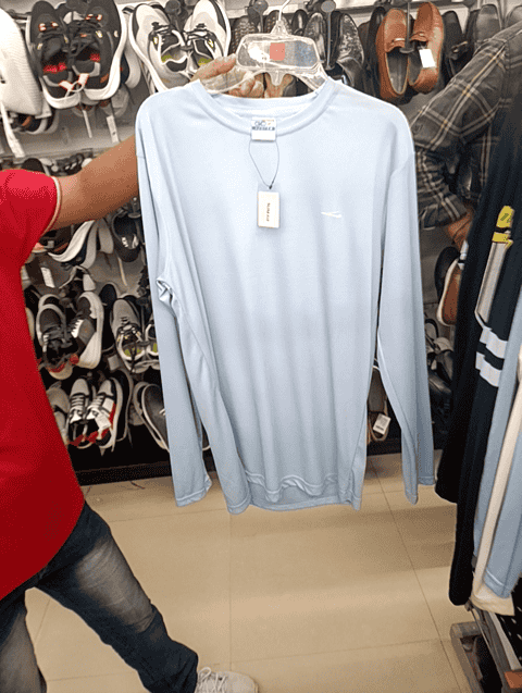 navy blue polyester plain tshirt - 20344055 - Very Small Image - 1