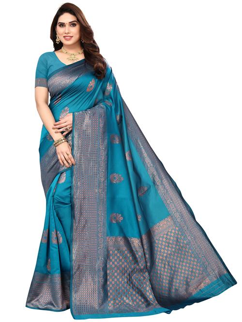 women zari work kanjivaram saree - 20346278 - Very Small Image - 1